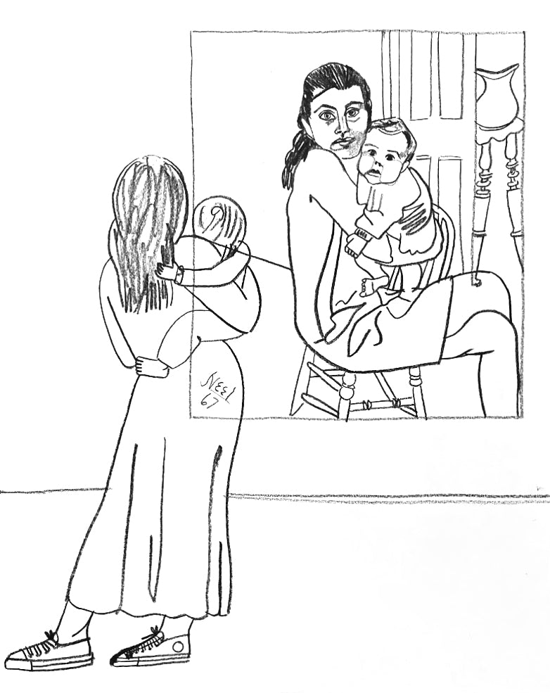 Nancy and Olivia Sketch, 2022