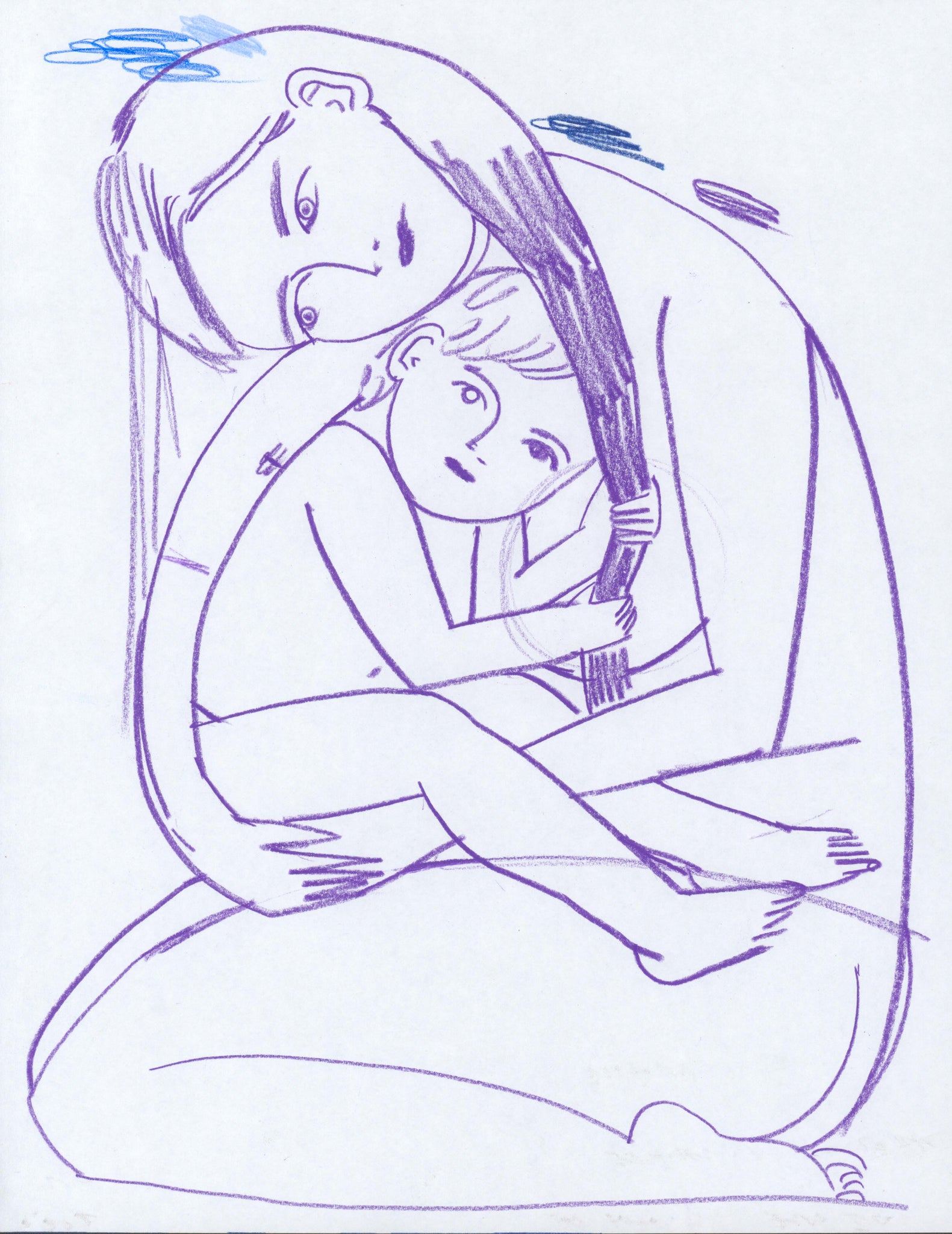 Snuggle (sketch), 2022
