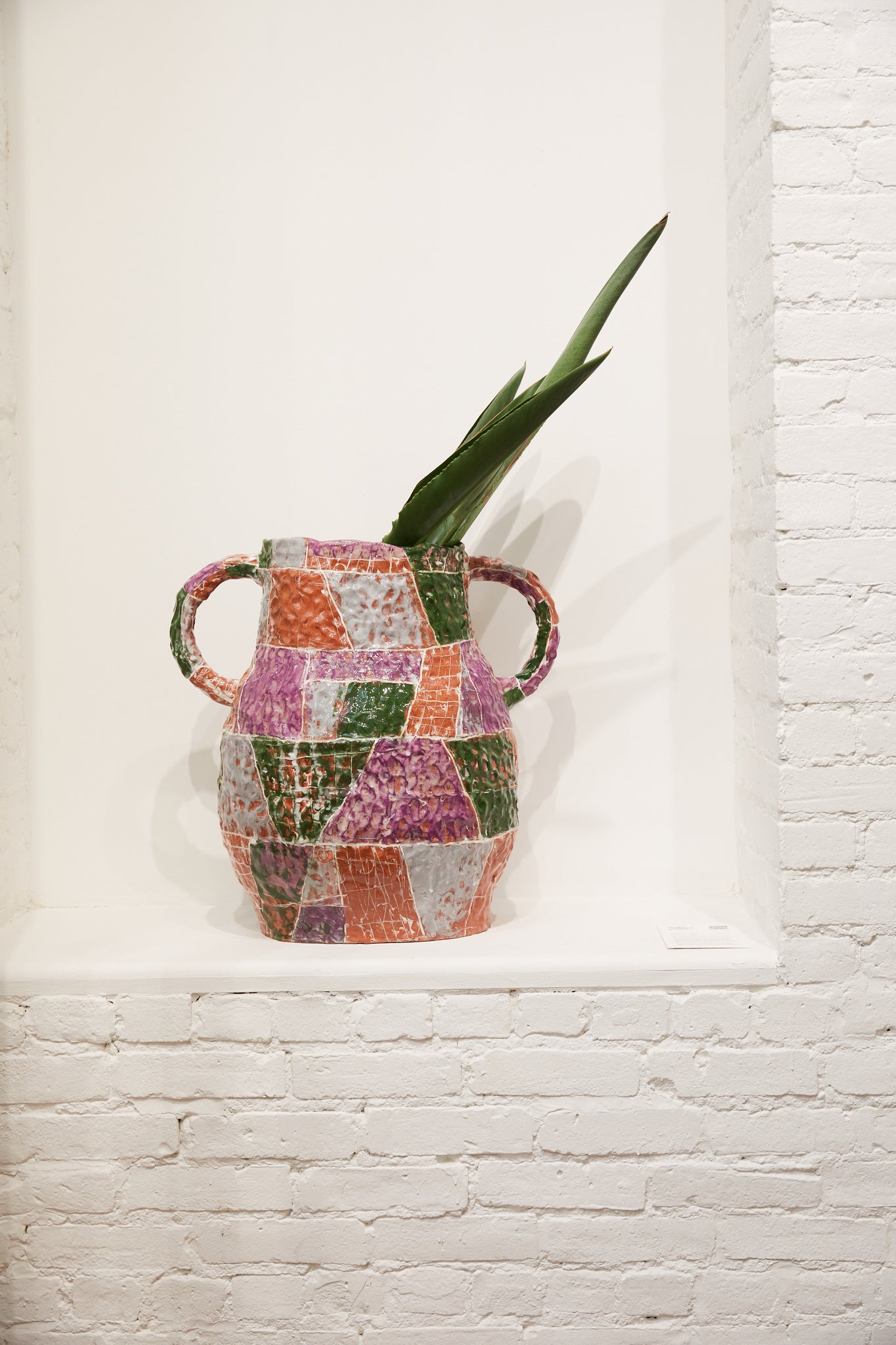Green and Purple Vase, 2021